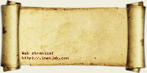 Emilija Vlahović vizit kartica